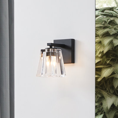 Éclairage pour meuble-lavabo noir mat 1 lumière Hillsboro