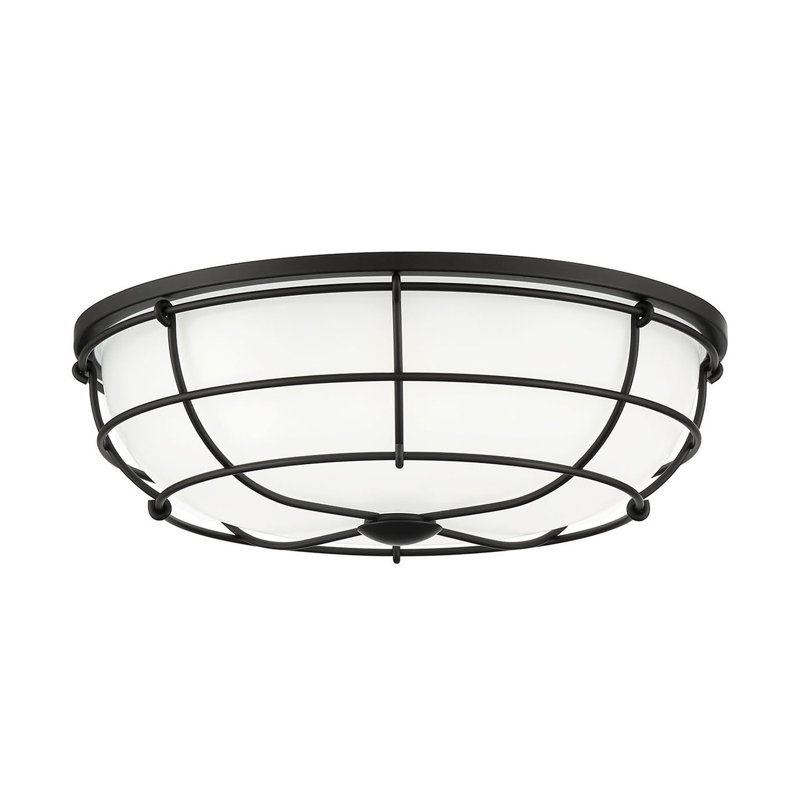 Plafonnier encastré simple 1 lumière DEL 7,5 po