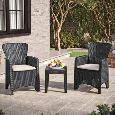 Hawthorne 2 - Person Square Patio Dining Set with Cushions included
