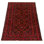 One-of-a-Kind Rectangle 3'5" X 6'7" 1990's Wool Area Rug Dark Brown