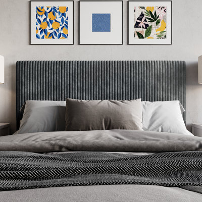 Natusuko Velvet Upholstered Headboard