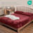 PHF Truly Velvet Fitted Sheet, Luxury Super Soft Cozy Fuzzy Fleece Bottom Sheet, Deep Pocket Up to 16",Strenghth Elastic Band, Suitable for Fall Winter Spring,No Pillowcases-124237620-124237611