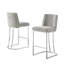 Tabourets de bar et de comptoir en tissu bouclé Teddy avec base-399931971-399932026