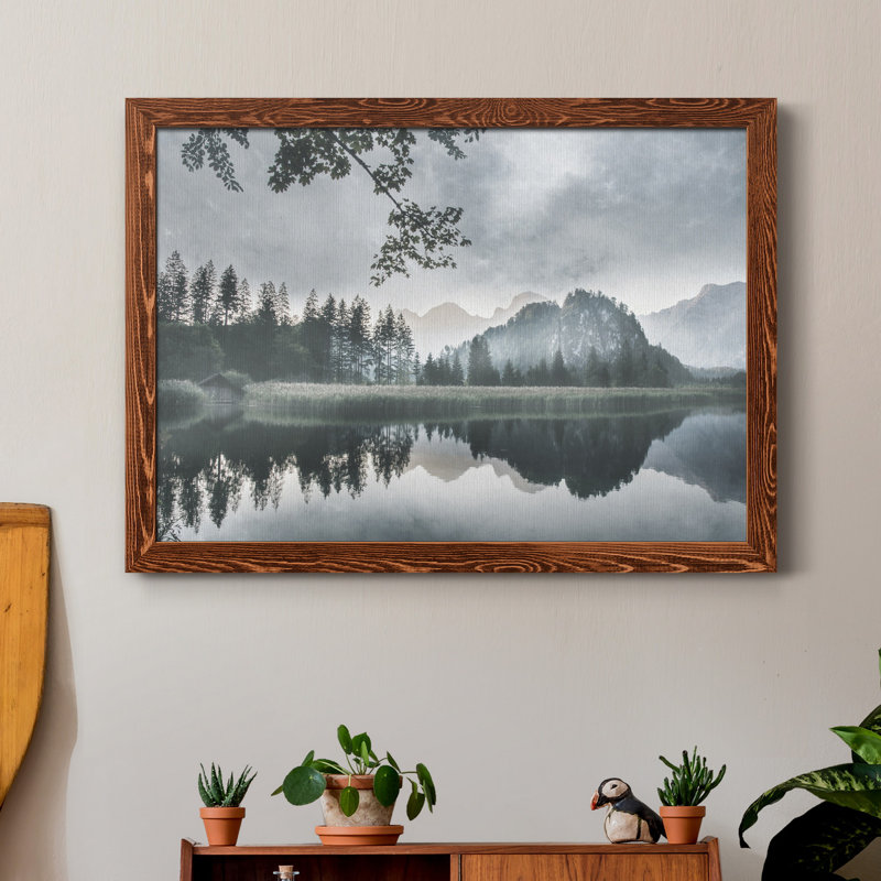 Evening Melody - Reproduction de photo sur toile encadrée, H 37,5 po x l 27,5 po x P 1,5 po, Toile avec cadre érable