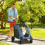 Pet Stroller Universal Wheel With Storage Basket Ventilated Foldable-1833576150