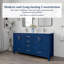 Meuble-lavabo double 60 po avec plateau en marbre de culture 60 po-1775006137