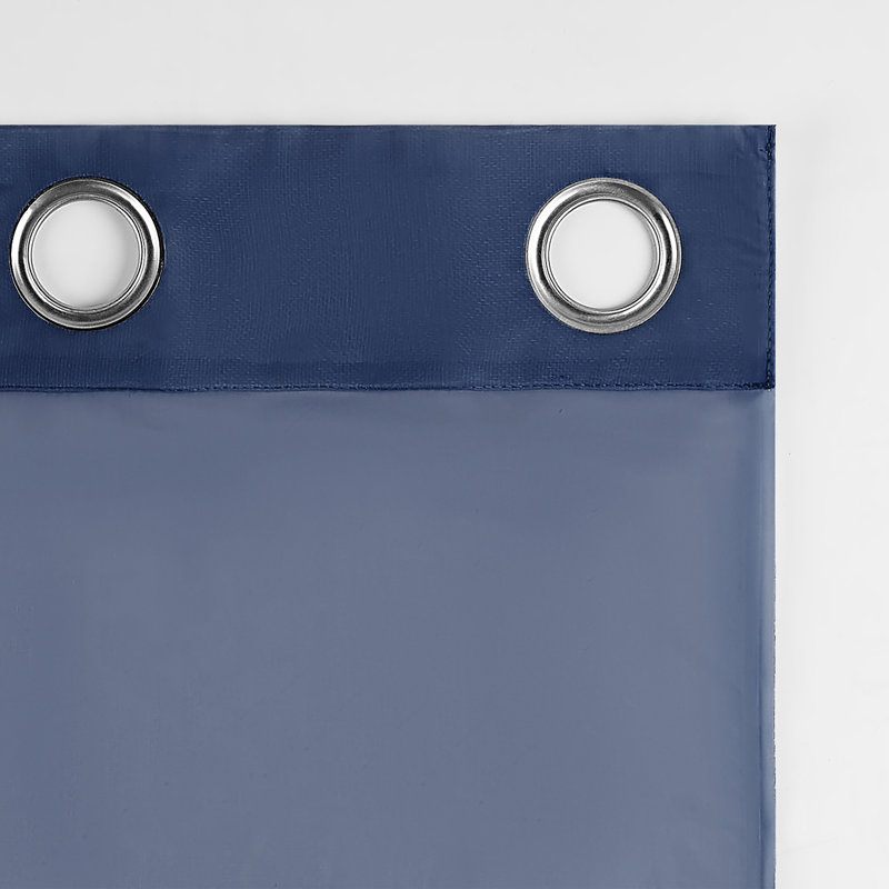 Panneau de rideau diaphane avec œillets Caspian, l 59 po x L 84 po, Bleu royal