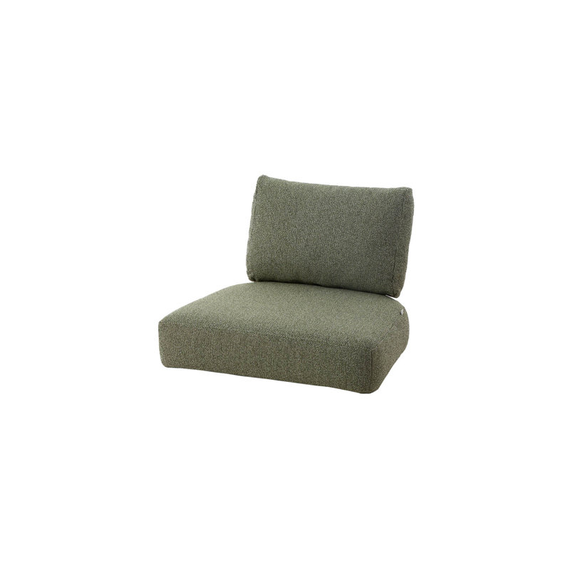 Nest 35.43" Wide Armchair, Dark Green Polyurethane
