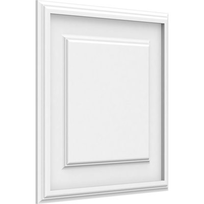 Panneau mural surélevé en PVC blanc Legacy