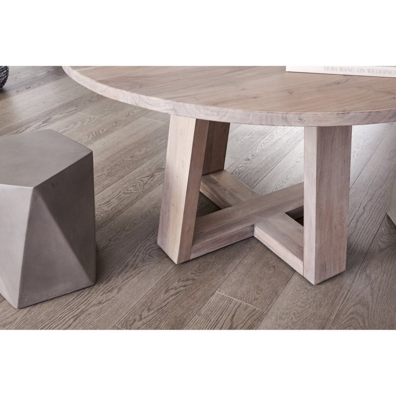 Mathias Round Solid Wood Dining Table