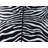 Ebron Zebra Skin 5'3"x7'3" Area Rug-1182527084