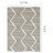Fresno Modern Black White Striped Area Rug-102210976