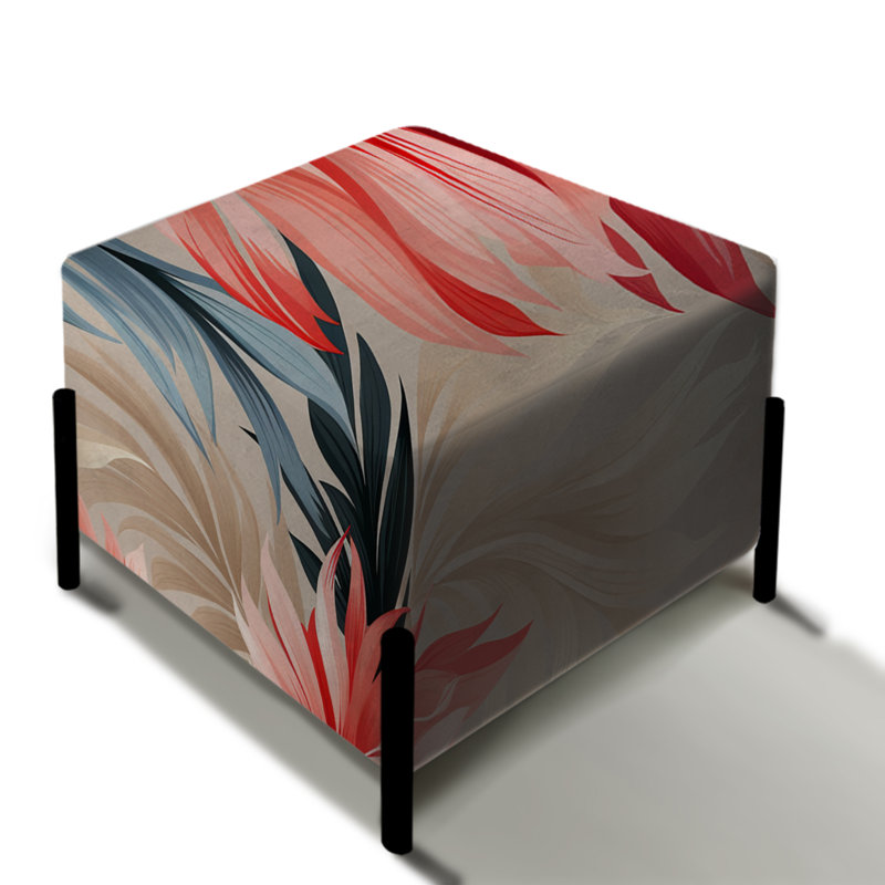 Tropical Whisper Tropical Motif I - repose-pieds carré Tropical