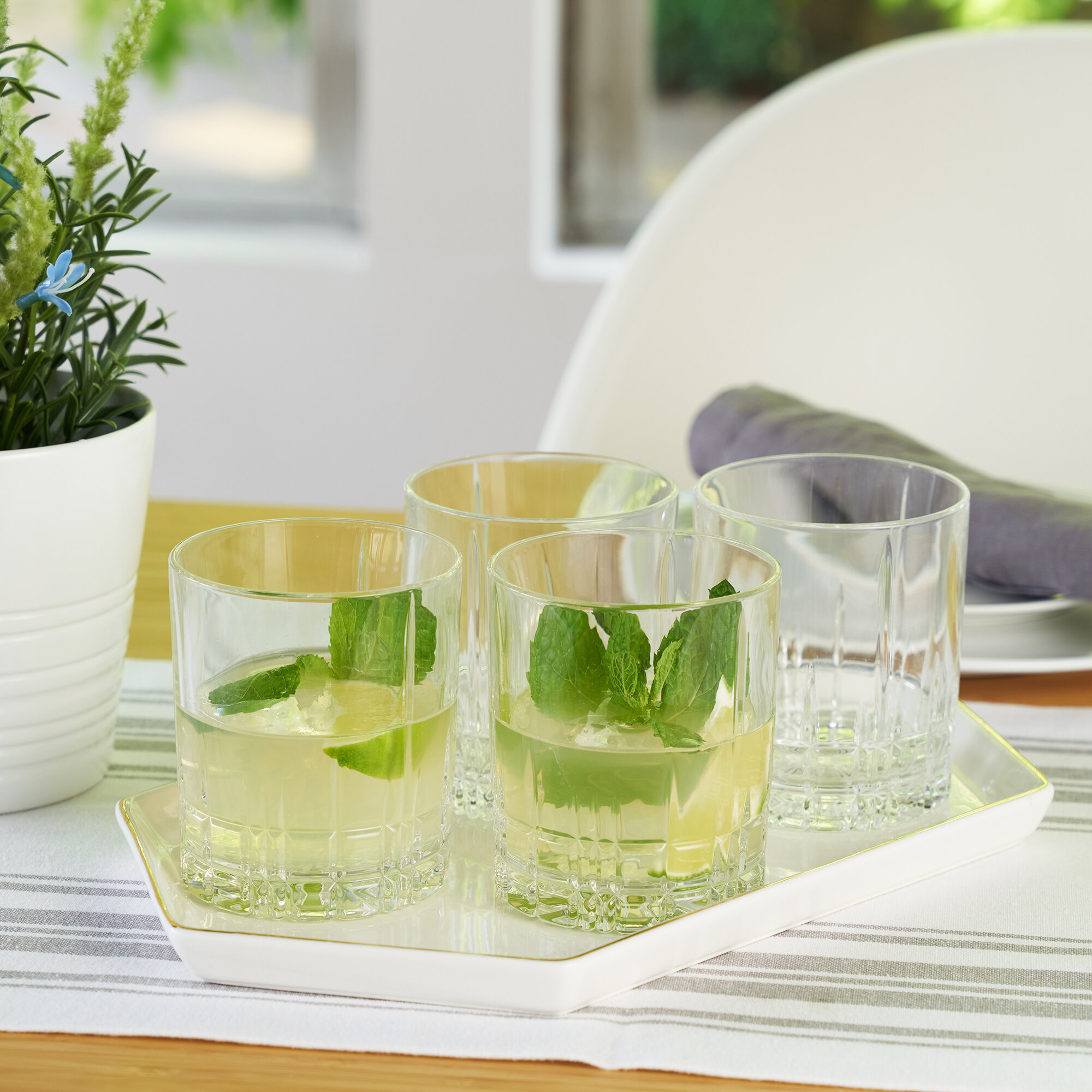 Spiegelau Perfect Serve 4 - Piece 13oz. Lead Free Crystal Whiskey Glass  Glassware Set