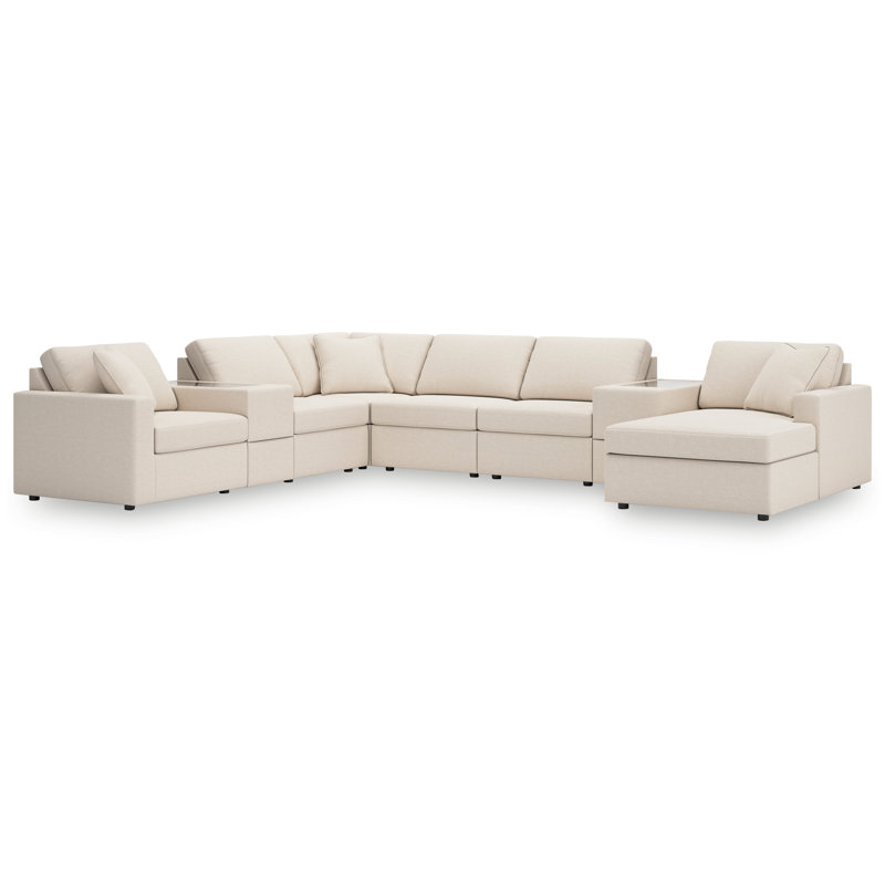 Canapé modulaire 8 pièces avec méridienne Modmax, Orienté à gauche (vu de face)