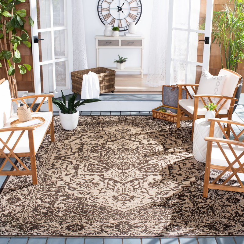 Tapis oriental intérieur / extérieur Adler Performance, Rectangle 9 pi x 12 pi
