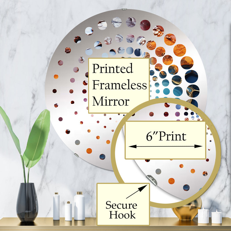 Emary Circle Mirror, 31.4" x 31.4"