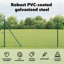 10000.01 cm W Steel Border Fencing