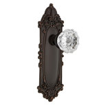 Victorian Plate with Crystal Door Knob