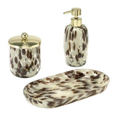 Nicole Miller Safari 3-Piece Vanity Set