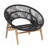 Outdoor Wicker Papasan Lounge Chair-158213642