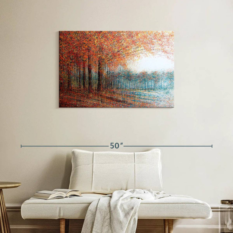 Avery les arbres rouges, H 24 po x l 36 po