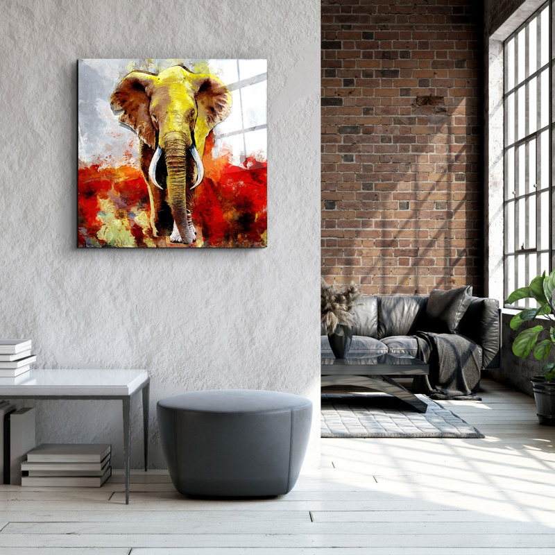 Stunning Decorative Tempered Glass Painting, 23.6 x 23.6 inches | 100% Tempered Glass, Thickness: 0.16 inches | UV Printing for Vibrant Colours | Perfect Wall Art for Home or Office Decor, Modern and Elegant Design