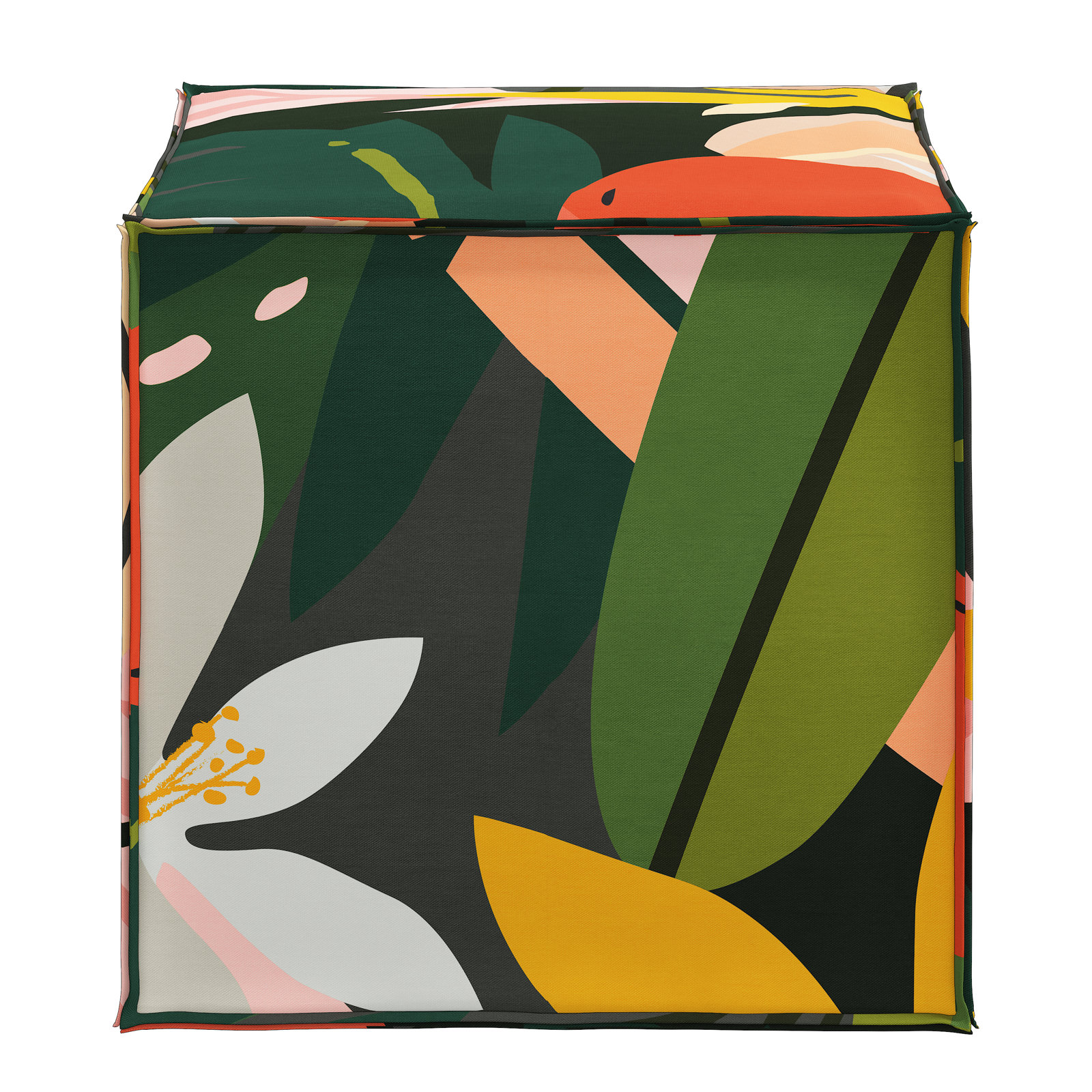Esmerelda Upholstered Ottoman, Ibiza Multi