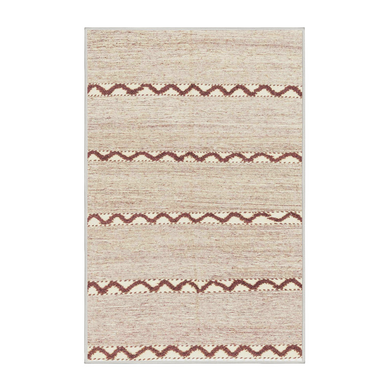 Abstract Indoor Rug, Rectangle 2' x 4'