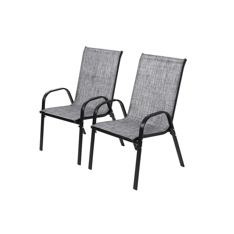 2 chaises de patio (sans la table), Gris