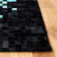 Tapis noir tissé à plat à la main Eresus-24292945