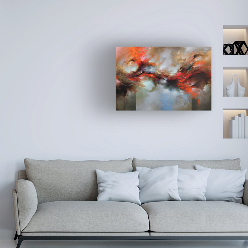 Art mural sur toile tendue - «Soul Fire» de Cody Hooper pour décoration de salon, de chambre à coucher ou de bureau - 16 x 24