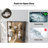 5 Tier Glass Display Cabinet, Curio Cabinet, Dining Cabinet, Bookcase With Adjustable LED Lights, Human Sensor-716561637