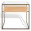 Table de bout en verre avec rangement-115188711