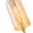 1-Light Armed Wall Sconce with Pull Chain Switch, Vintage Brass Wall Light with Amber Hand-Blown Glass Shade, E12 Base 60W Max for Bedroom Bathroom Vanity Living Room, ETL UL Listed