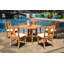 Osborne Outdoor - Piece Teak Dining Set-339645603