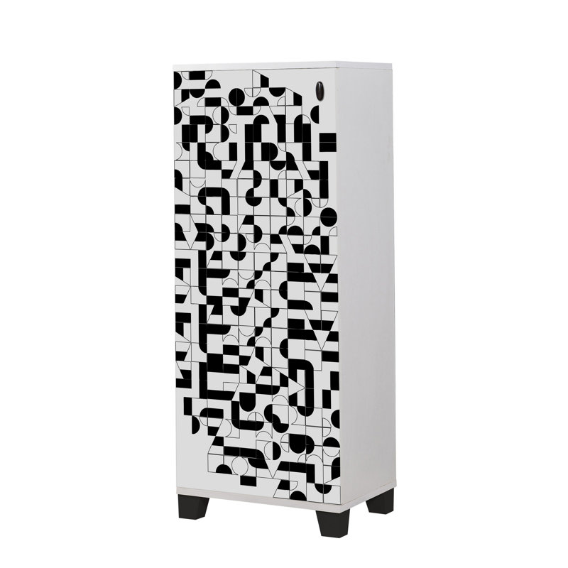 16 Pair Shoe Storage Cabinet