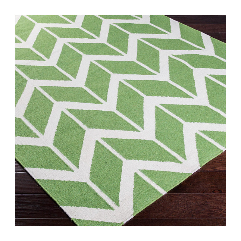 Irving Place Wool Chevron Indoor Rug, Runner 2'6" x 8'