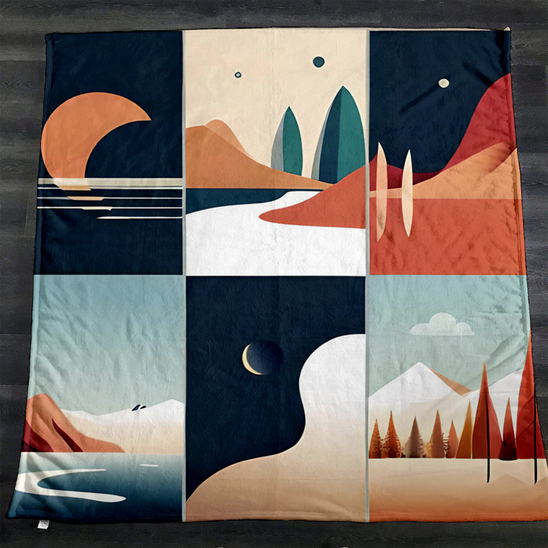 Throw Blanket, 51" W x 60" L