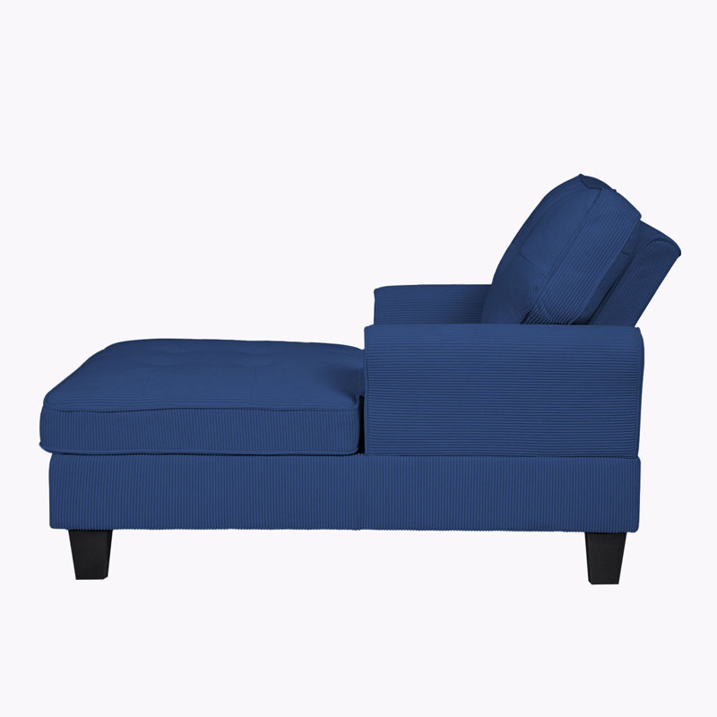 Chaise longue Jeiel, Bleu