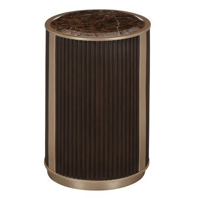 West Kensington Chairside Table - Medium Espresso