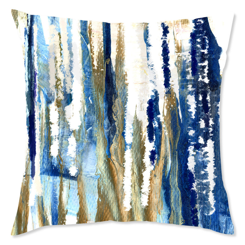 Iuli Paint Square Pillow Cover & Insert