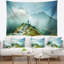 Photographie montagnes paysage tapisserie-28485461