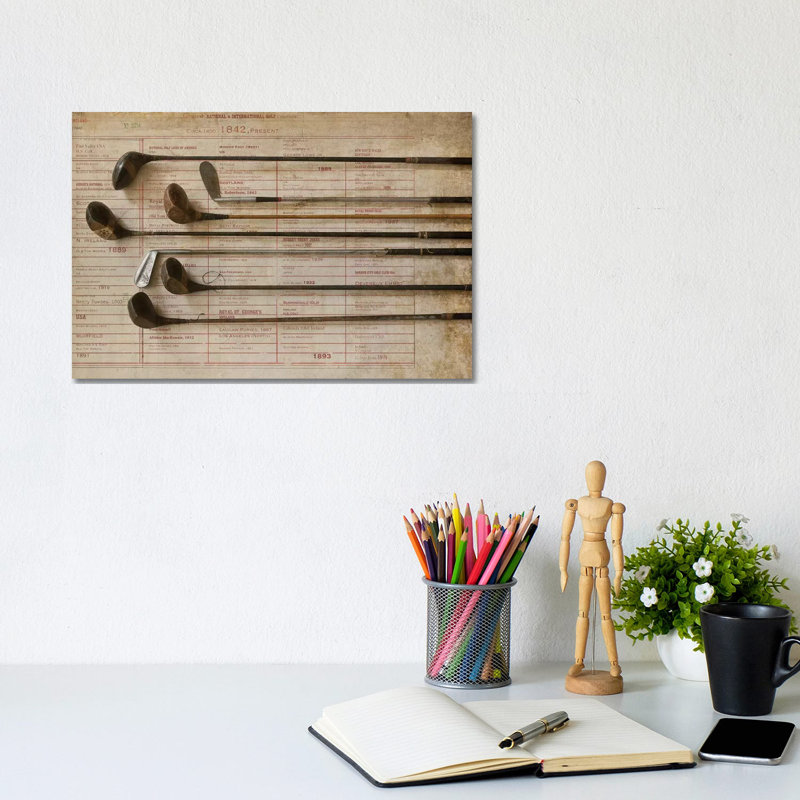 Golf II by Symposium Design - Gallery-Wrapped Canvas Giclée on Canvas, 20.32 cm H x 30.48 cm W, Canvas