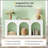 Stylish Arches Side Table,Entryway Table,Stable Console Table