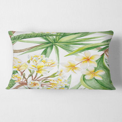 Floral Throw Pillow