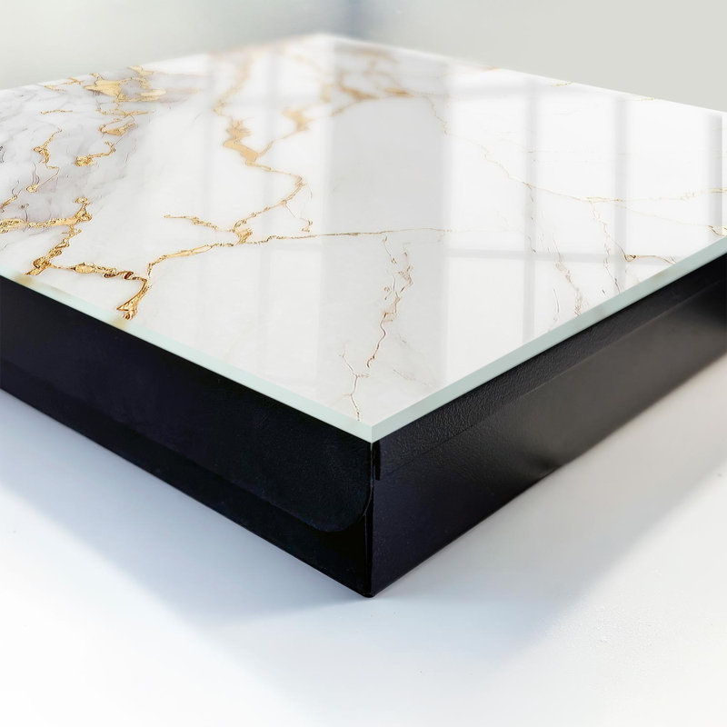 Key cabinet for home, Opens to the right, 30x30x5, Black, Golden lines on a gray and white background, 