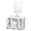 Sheffield 48" Freestanding Single Bathroom Vanity with Quartz Top with 24" Mirror-375222720-375246623-463565155