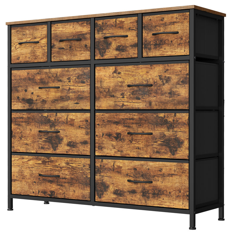 10 Drawer Storage Drawer, Brown