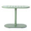 Bistro de patio pour l'extérieur - Fer, bleu sarcelle mat, 2 chaises et table pour la construction en fer de jardin, extérieur-880510378